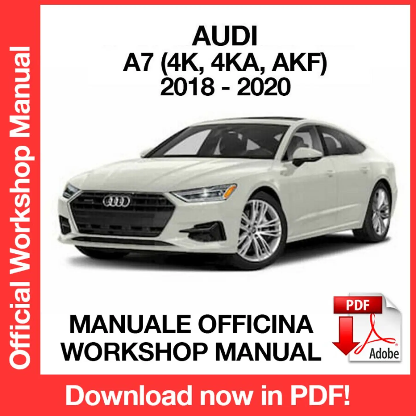 AUDI A7 (2018, 2019, 2020) (EN) Workshop Repair Manual FREE PDF Download 1