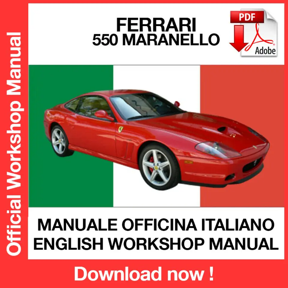 FERRARI 550 MARANELLO (ITA) (EN) (DE) (FR) Workshop Repair Manual FREE PDF Download 1