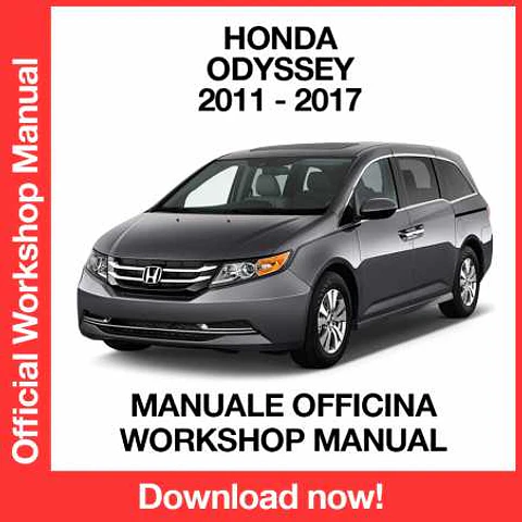 Honda Odyssey (2011, 2012, 2013, 2014, 2015, 2016, 2017) (EN) Workshop Repair Manual FREE PDF Download