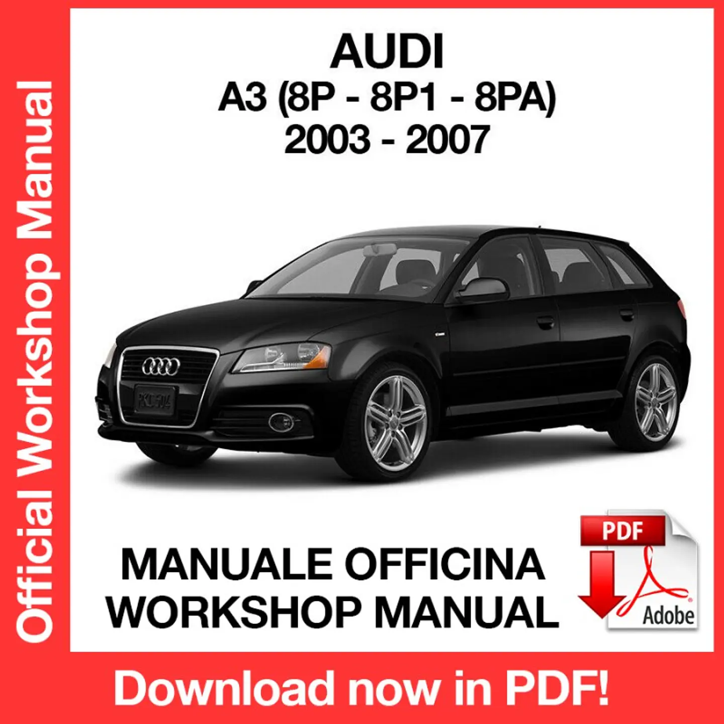 AUDI A3 (2003, 2004, 2005, 2006, 2007) (EN) Workshop Repair Manual FREE PDF Download 1