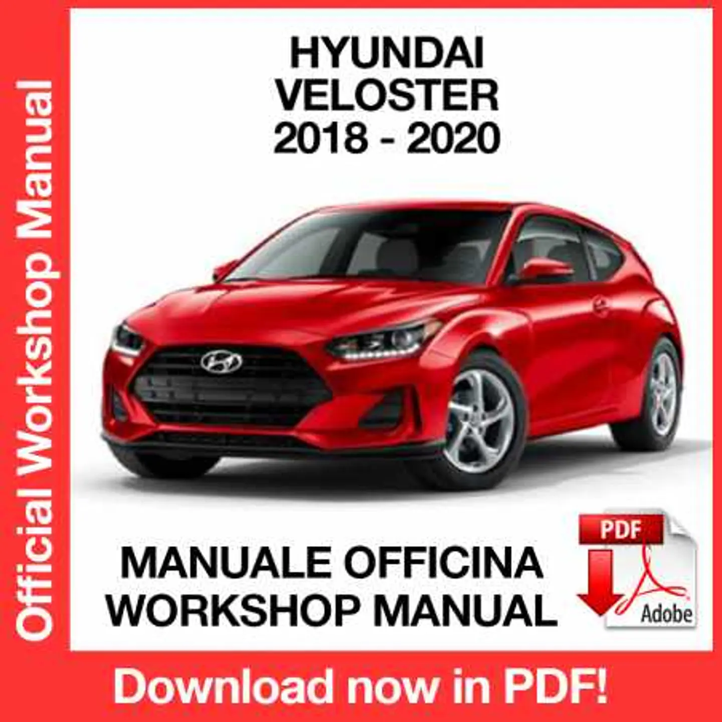 Hyundai Veloster (2018, 2019, 2020) (EN) Workshop Repair Manual FREE PDF Download 1
