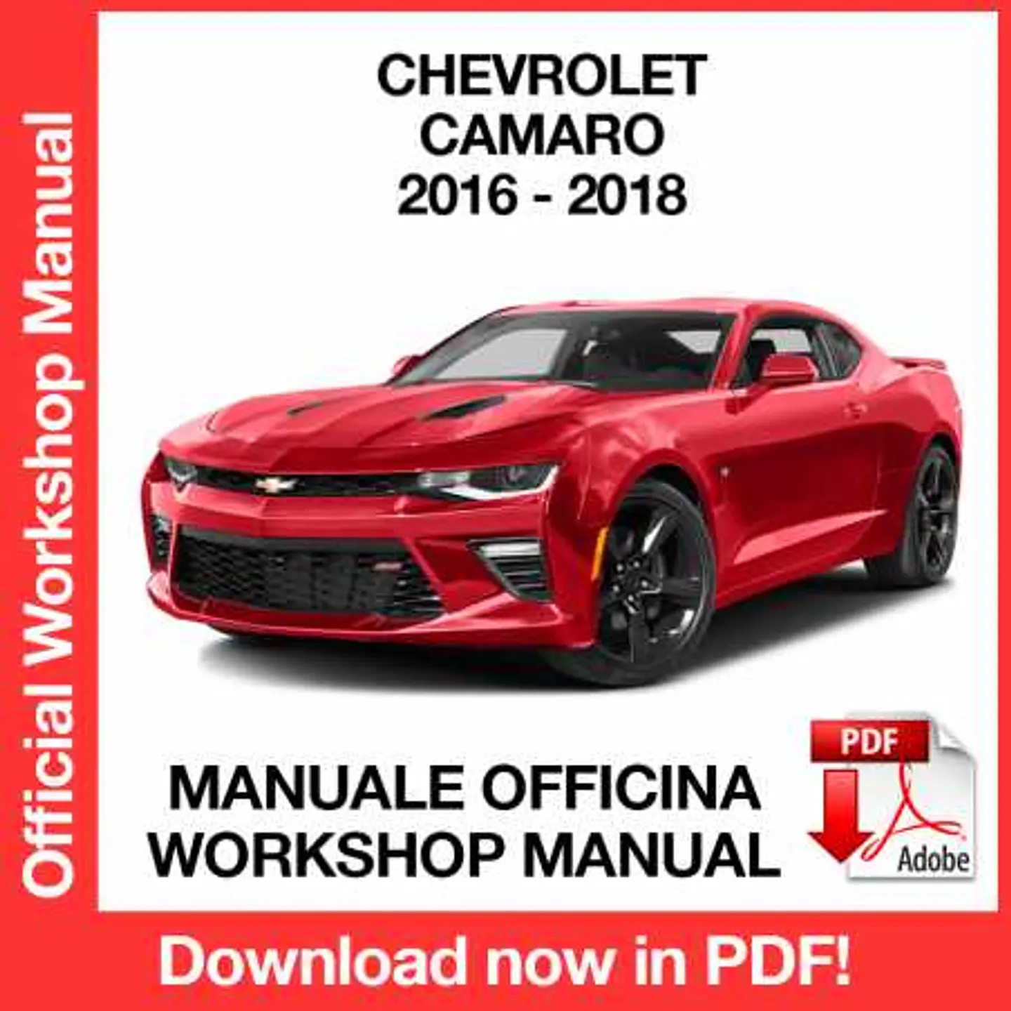Chevrolet Camaro (2016, 2017, 2018) (EN) Workshop Repair Manual FREE PDF Download 1