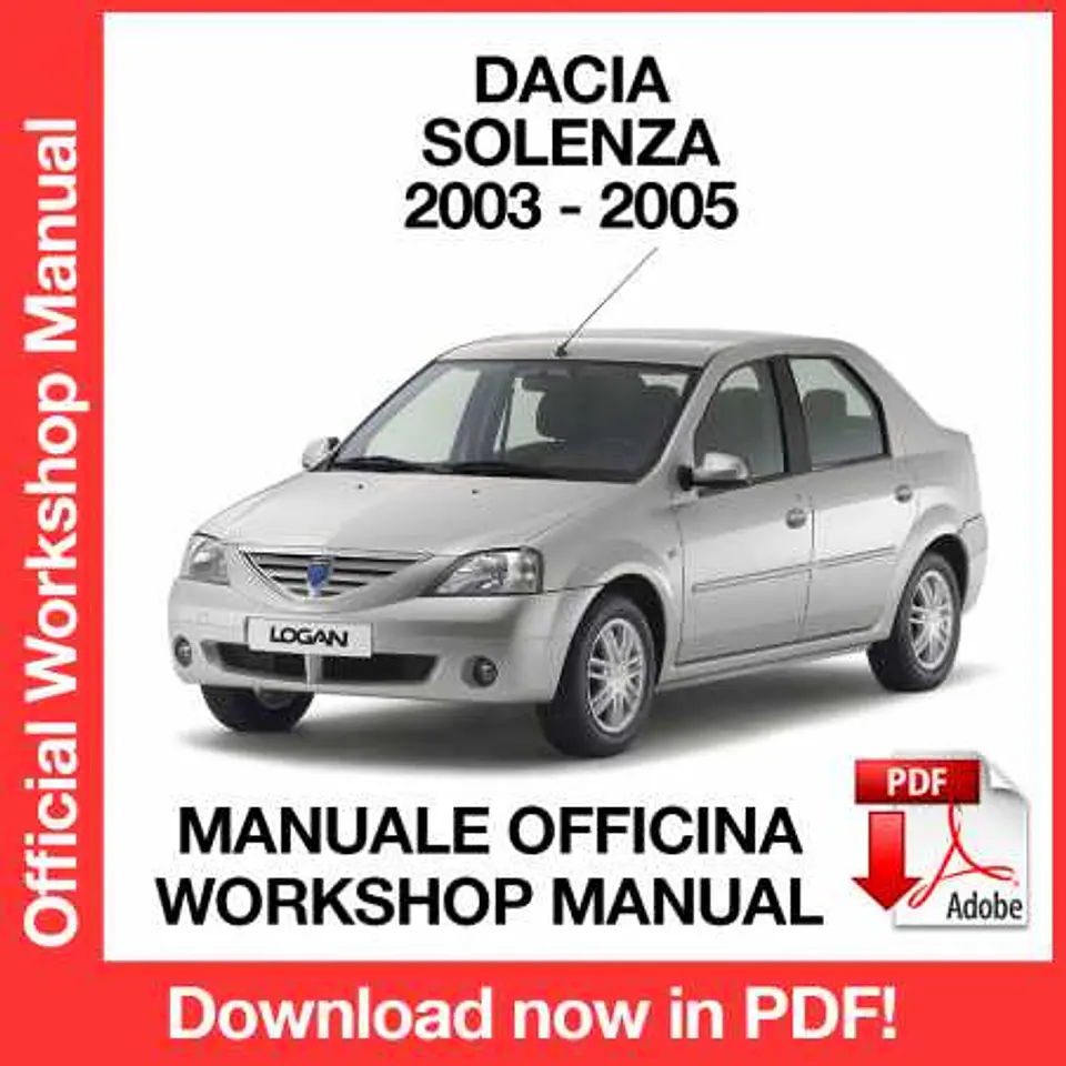 Dacia Solenza ENGINES: E7J (2003, 2004, 2005) (EN) Workshop Repair Manual FREE PDF Download 1
