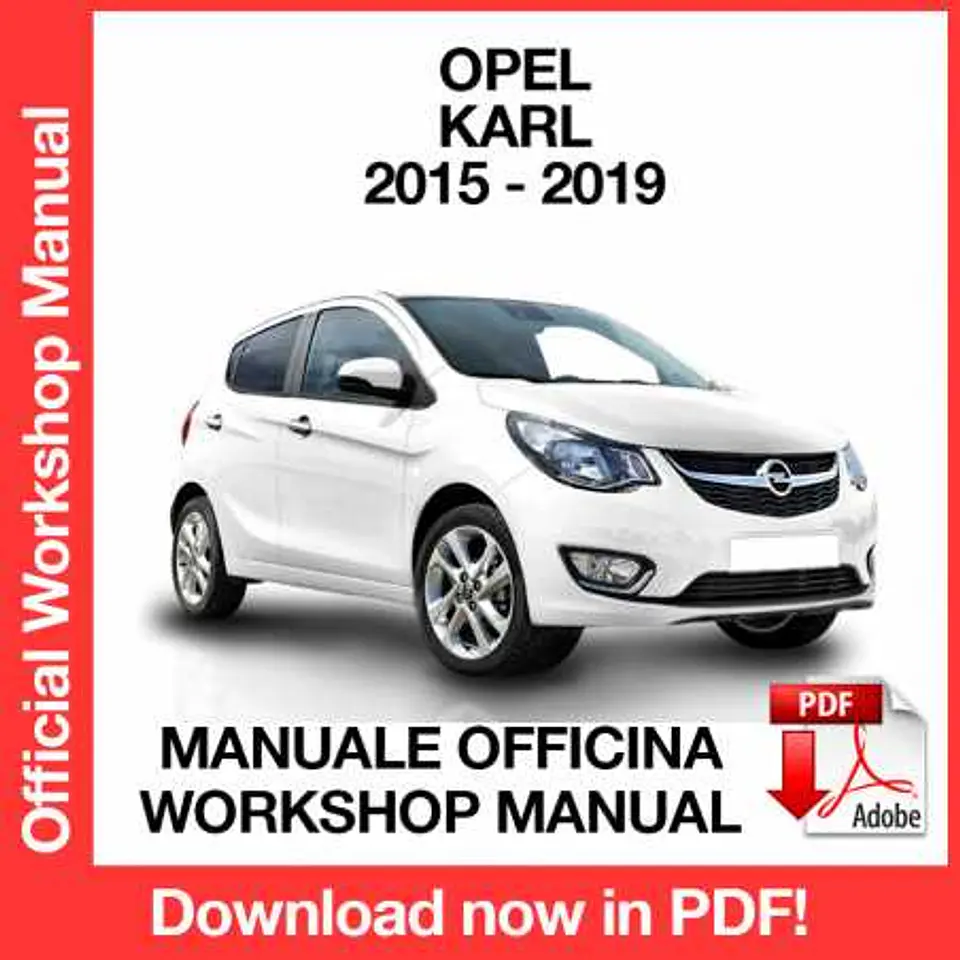 Opel Karl (2015, 2016, 2017, 2018, 2019) (EN) Workshop Repair Manual FREE PDF Download 1