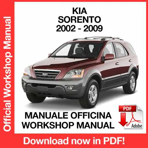 Kia Sorento (2002, 2003, 2004, 2005) (EN) Workshop Repair Manual FREE PDF Download