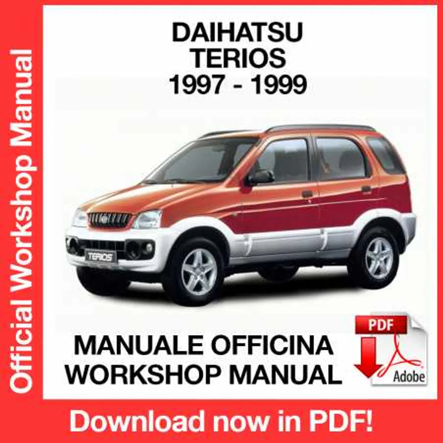 Daihatsu Terios J100 (1997, 1998, 1999) (EN) Workshop Repair Manual FREE PDF Download 1