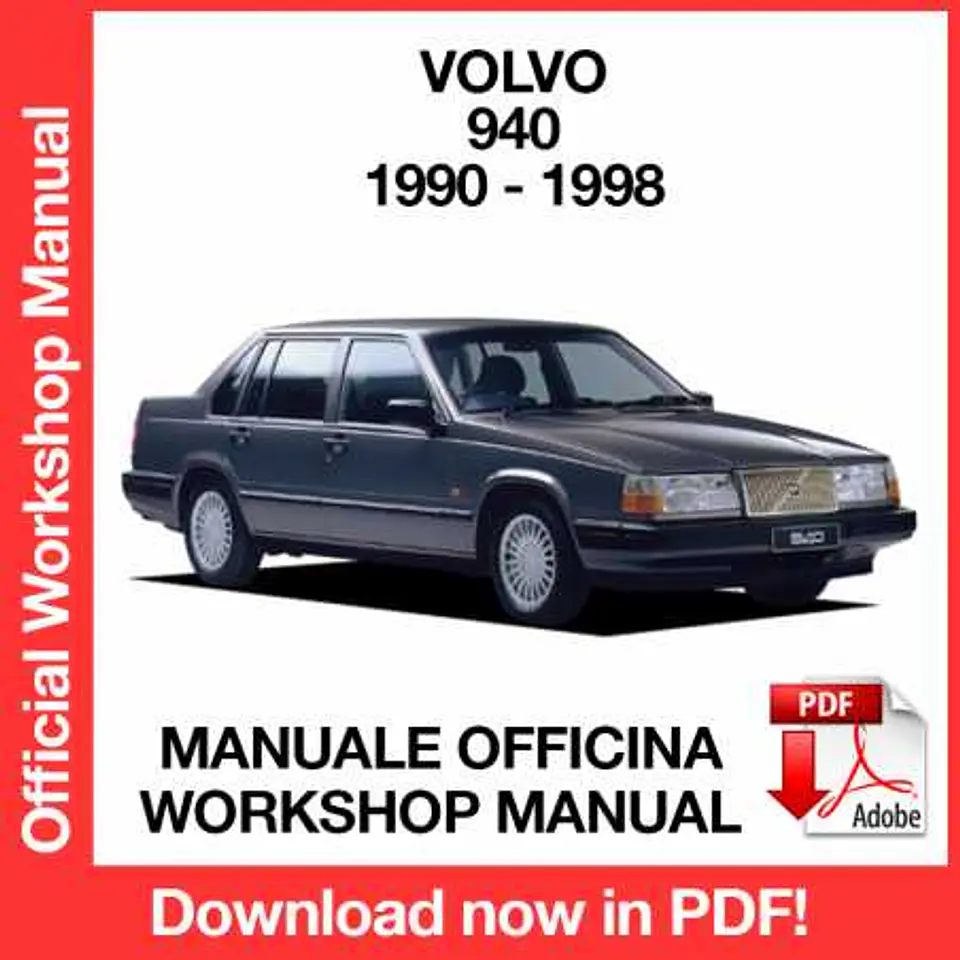 Volvo 940 (1990-1991-1992-1993-1994-1995-1996-1997-1998) (EN) Workshop Repair Manual FREE PDF Download 1