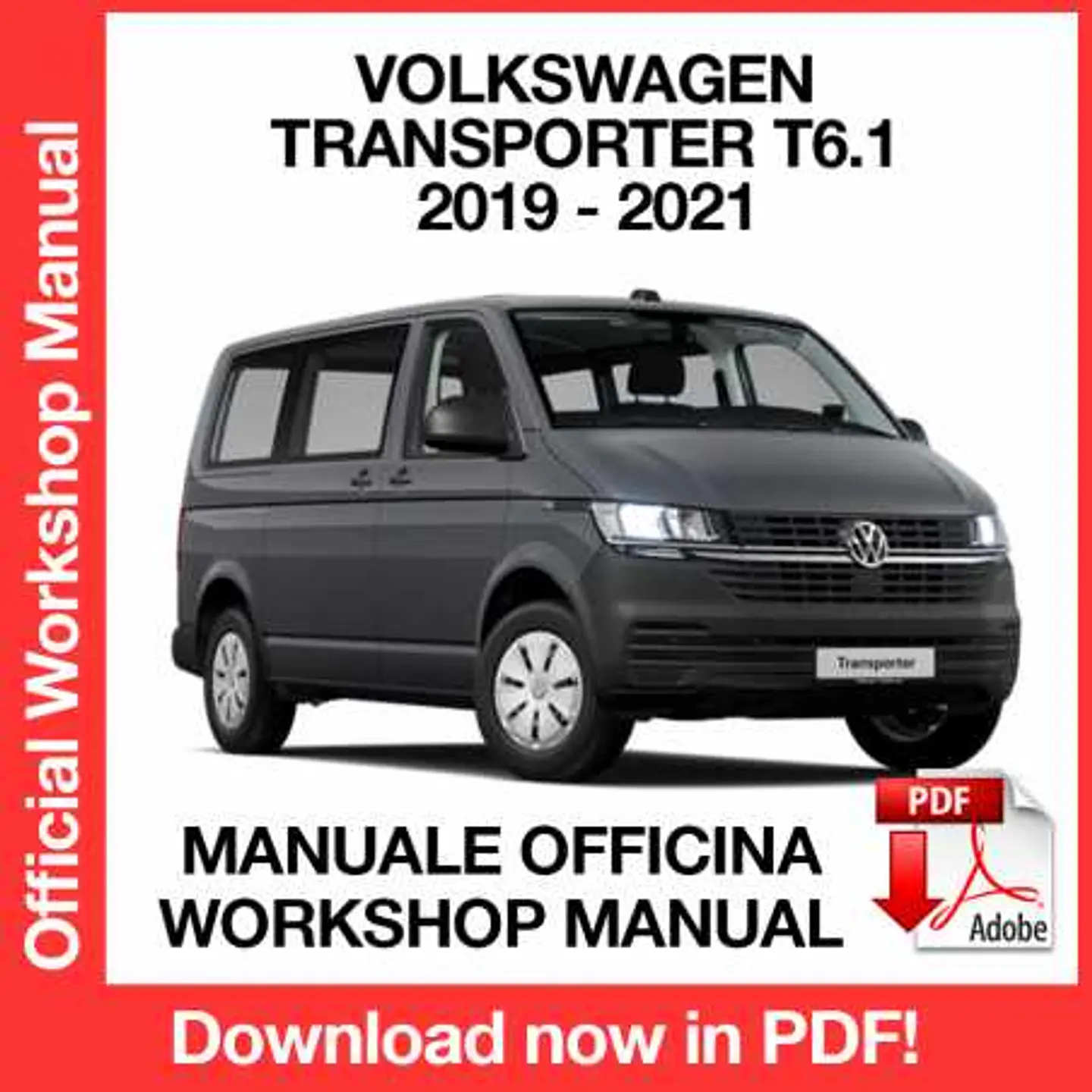 Volkswagen Transporter T6.1 (2019-2020-2021) (EN) Workshop Repair Manual FREE PDF Download 1