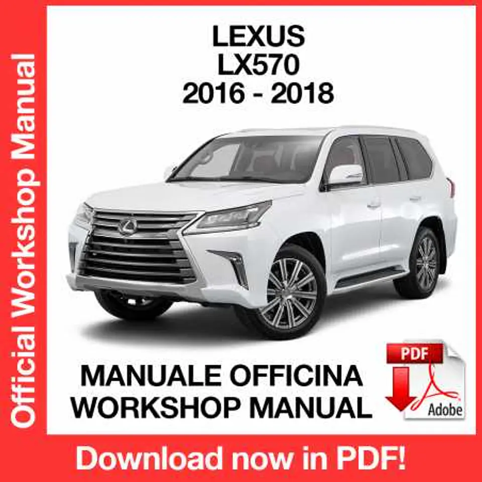 Lexus LX570 (2016, 2017, 2018) (EN) Workshop Repair Manual FREE PDF Download 1
