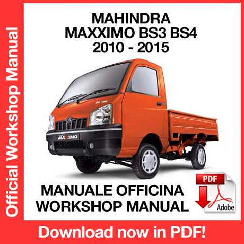 Mahindra Maxximo (2010, 2011, 2012, 2013, 2014, 2015) (EN) Workshop Repair Manual FREE PDF Download
