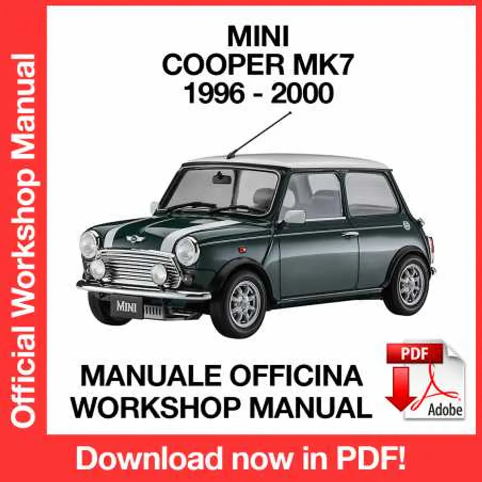 Mini Cooper MK7 (1996, 1997, 1998, 1999, 2000) (EN) Workshop Repair Manual FREE PDF Download 1