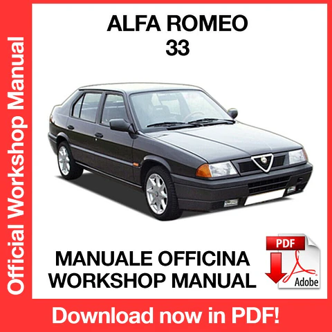 ALFA ROMEO 33 (EN) Workshop Repair Manual FREE PDF Download