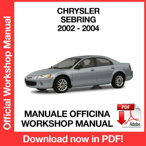 Chrysler Sebring (2002, 2003, 2004) (EN) Workshop Repair Manual FREE PDF Download