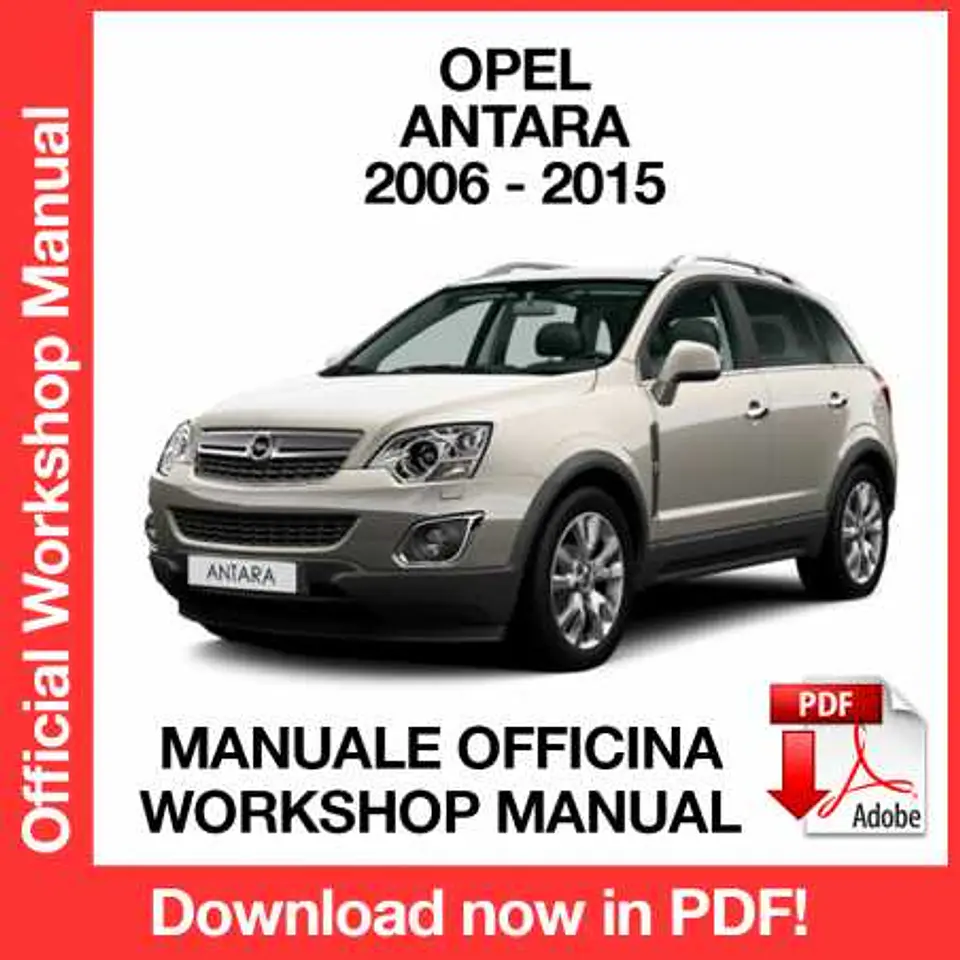 Opel Antara 2011, 2012, 2013, 2014, 2015) (EN) Workshop Repair Manual FREE PDF Download 1