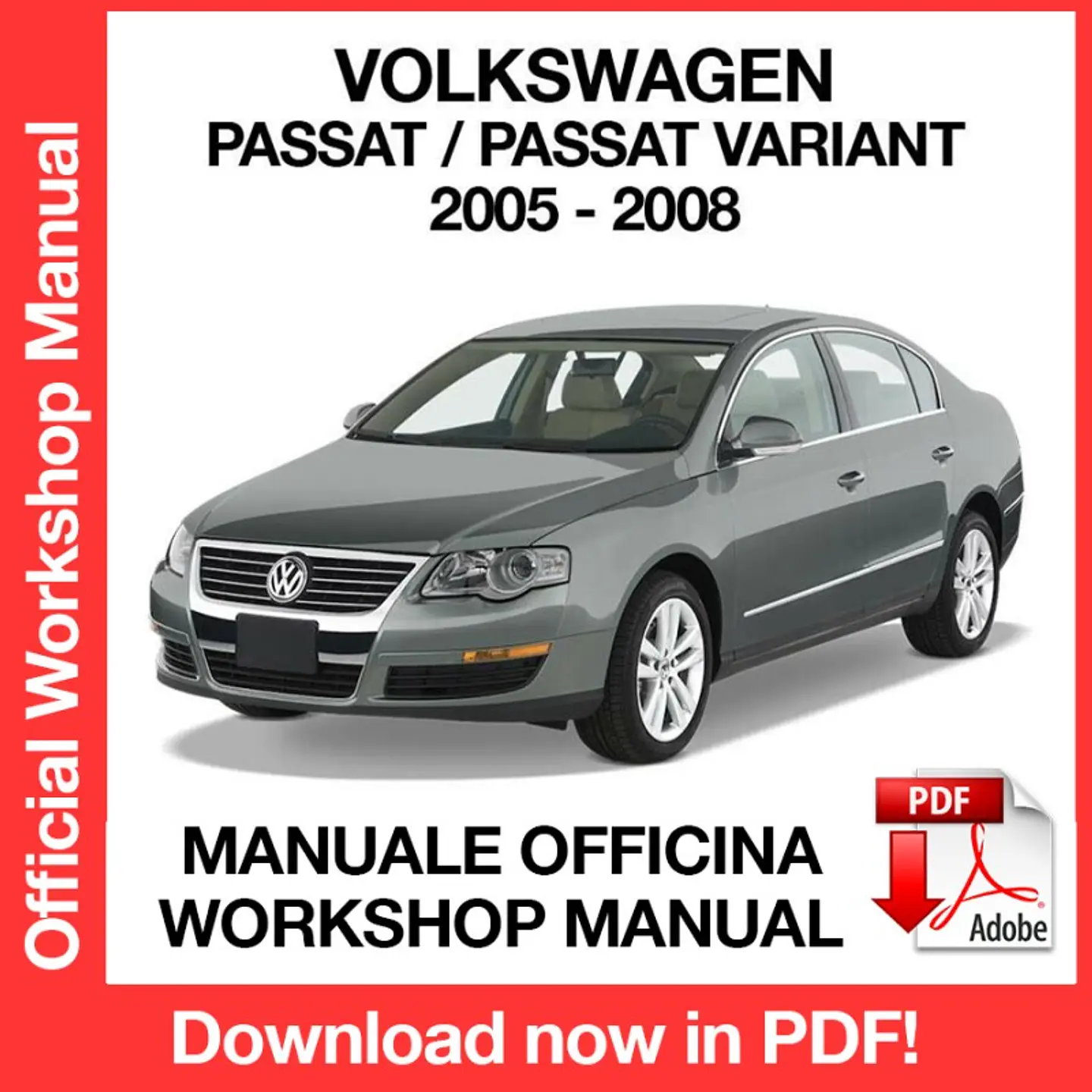 Volkswagen Passat (2005-2006-2007-2008) (EN) Workshop Repair Manual FREE PDF Download 1