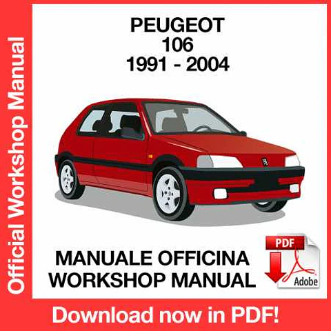 Peugeot 106 (1991, 1992, 1993, 1994, 1995, 1996, 1997) (EN) Workshop Repair Manual FREE PDF Download