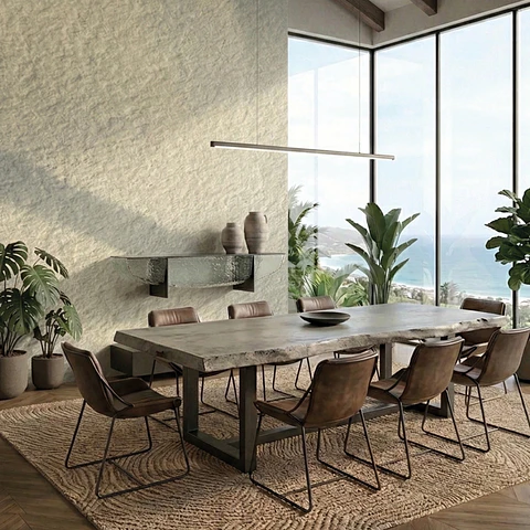 Piedra Flexible TRAVERTINO 120x60cm, Caja 8 Unids