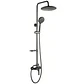Columna Ducha Negra Con Monomando Notte - Miniatura 1