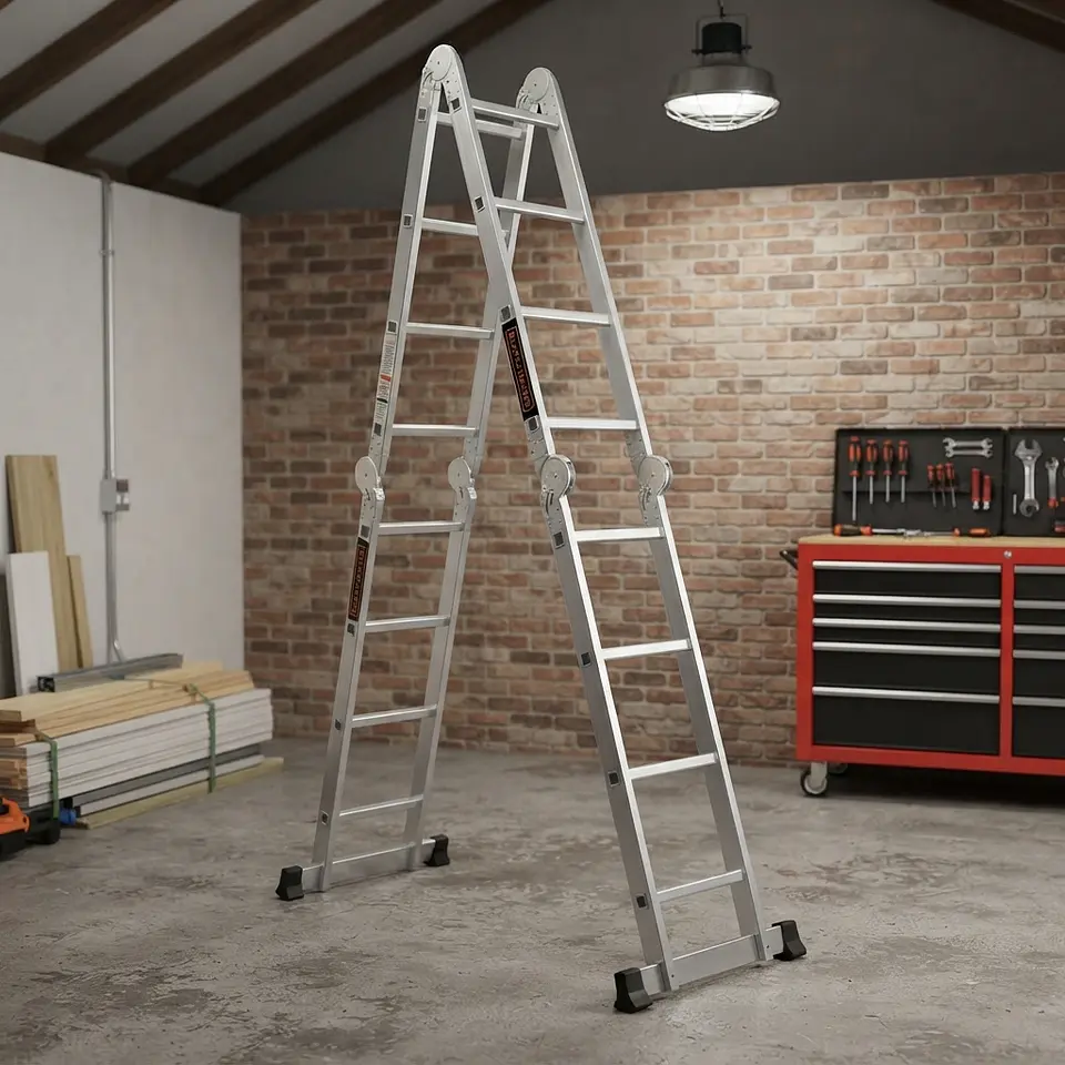 Escalera Black + Decker Articulada 4x4 150Kg 4