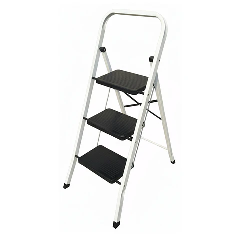 Escalera de 3 Peldaños Ultra Resistente con Patas Antideslizantes