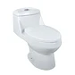 Combo Cabina de ducha 90x90x200 + WC OnePiece + Duchador Cromado - Miniatura 3