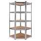Estante Esquinero Galvanizado 75x40x180cm,  5 Repisas, 200kg - Miniatura 1
