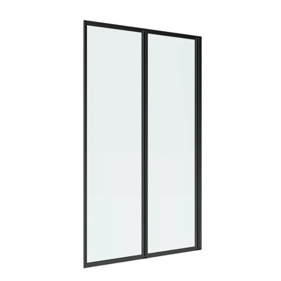 Mampara Ajustable 120-130x190 CM Marco NEGRO 1