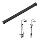   Tubo Extensión De Columna De Ducha Negra 4 Funciones - Miniatura 2