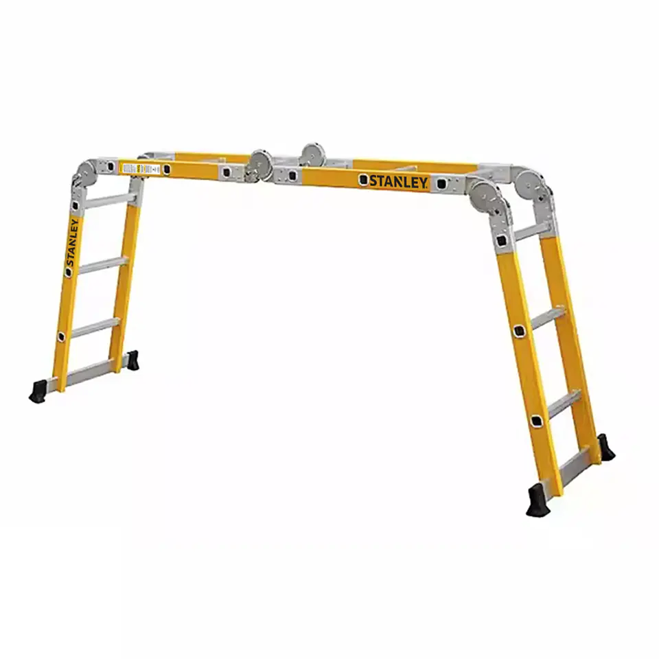 Escalera Stanley Articulada Dieléctrica 150Kg 4x3 2
