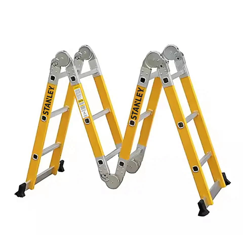 Escalera Stanley Articulada Dieléctrica 150Kg 4x3 5