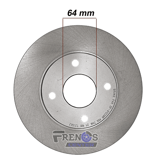 Disco de Freno Delantero Ford Fiesta