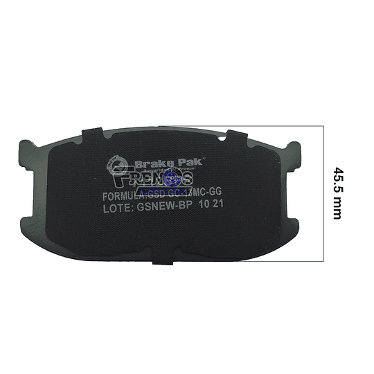 Pastilla De Freno Delantero Brake Pak Para  Mazda 323