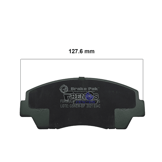 Pastilla De Freno Delantero Brake Pak Para  Mazda B2200