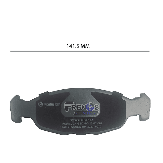 Pastilla De Freno Trasero Brake Pak Para  Jaguar Xj8