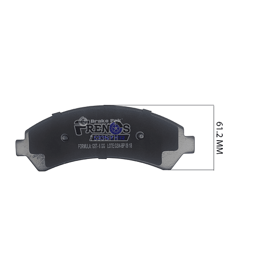 Pastilla De Freno Delantero Brake Pak Para  Chevrolet S10