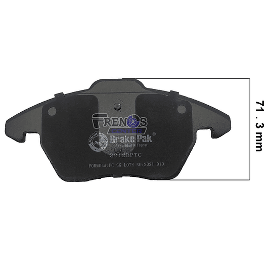 Pastilla De Freno Delantero Brake Pak Para   Volkswagen Golf 