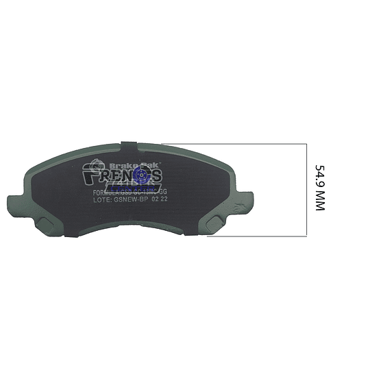 Pastilla De Freno Delantero Brake Pak Para  Dodge Sebering