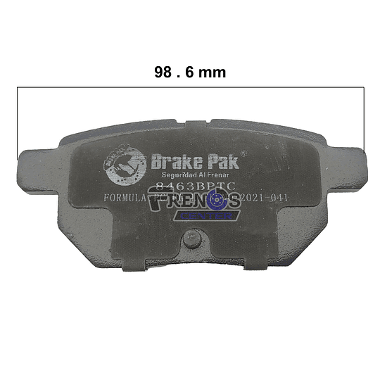 Pastilla De Freno Trasero Brake Pak Para  Scion Xb 