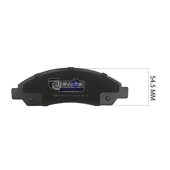 Pastilla De Freno Delantero Brake Pak Para  Chevrolet Colorado