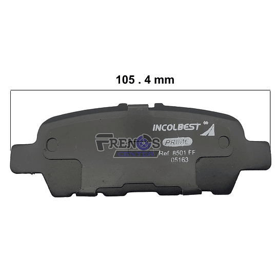 Pastilla De Freno Trasero Incolbest Para   Infiniti Fx35 