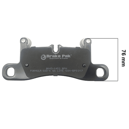 Pastilla De Freno Delantero Brake Pak Para  Porshe Boxer 