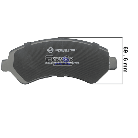 Pastilla De Freno Delantero Brake Pak Para  Citroen Manager 