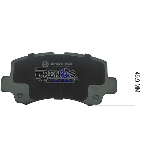 Pastilla De Freno Delantero Brake Pak Para  Chana Star Truck