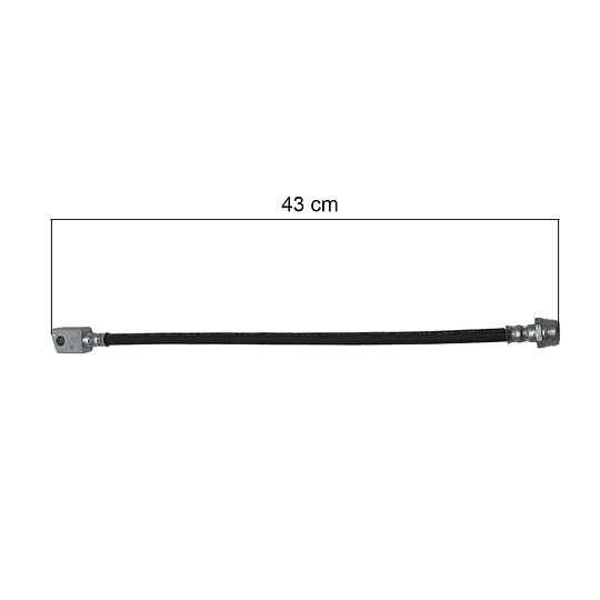 Manguera de Freno Trasero HBC Para Chevrolet Luv