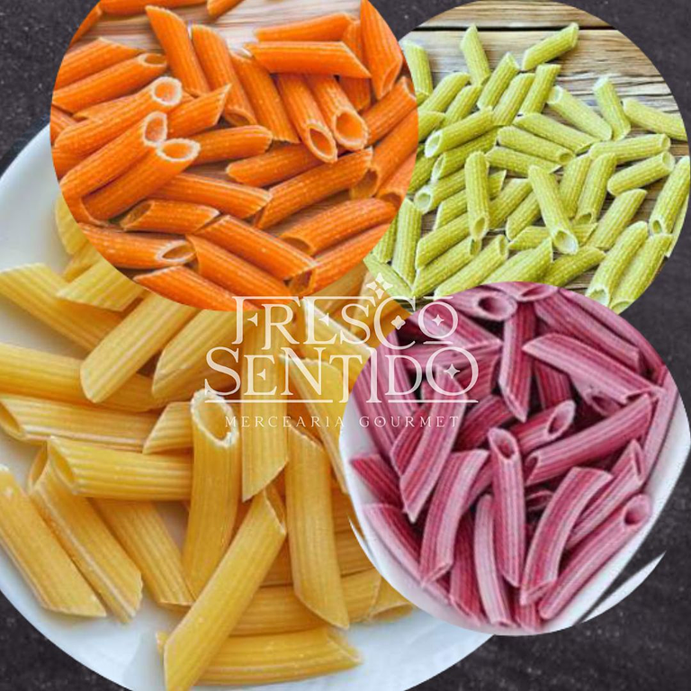 MASSA PENNE MASSA TINTA DE CHOCO - 500 GR