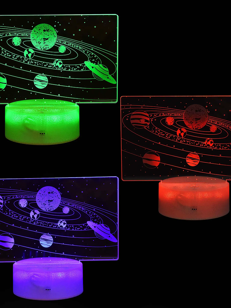 Luzes LED Planetas c/ Comando 2