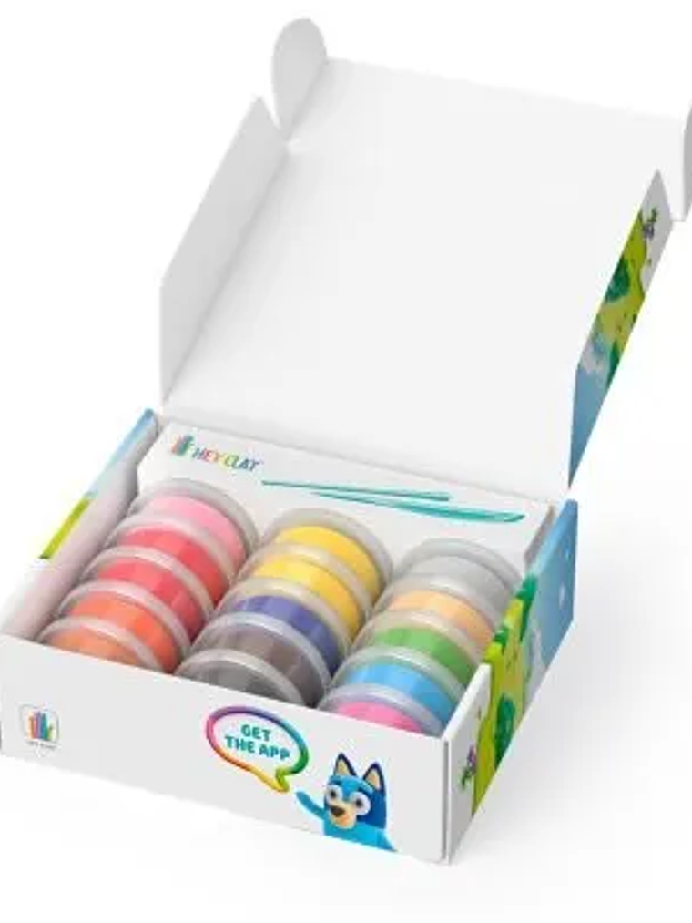 HeyClay - Caixa 15Un Bluey and Friends 4