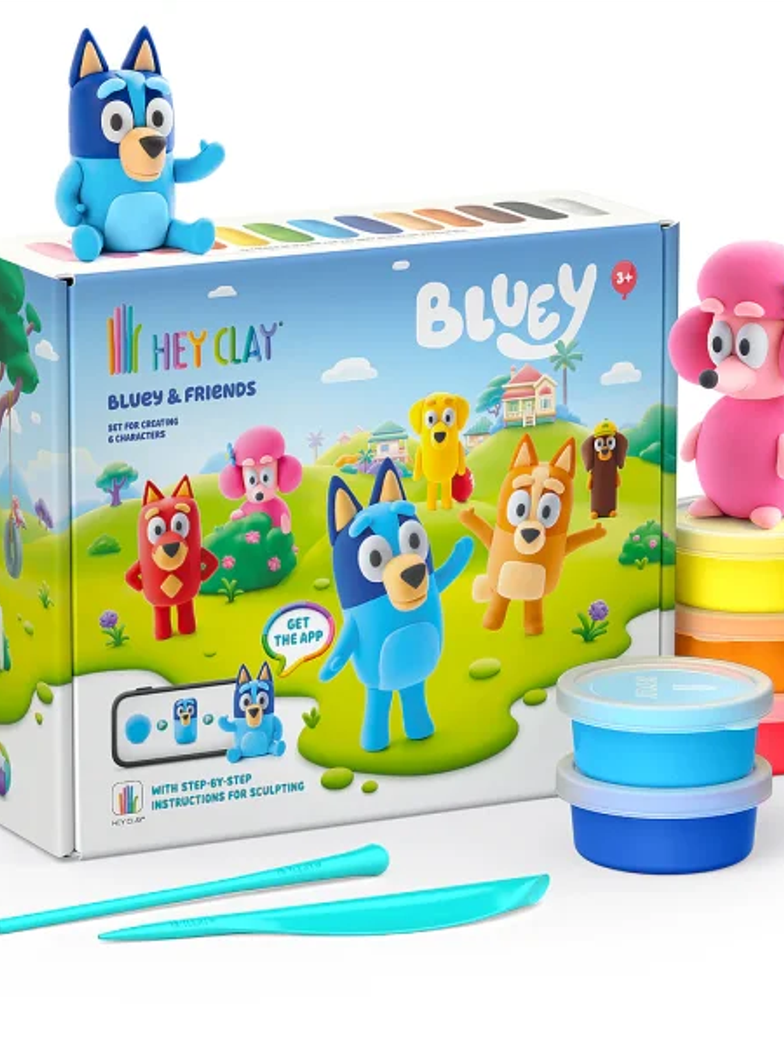 HeyClay - Caixa 15Un Bluey and Friends 2