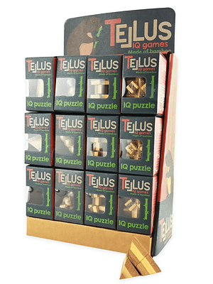 Quebra Cabeças em bambu