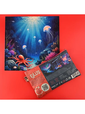 Puzzle em estojo - Oceano